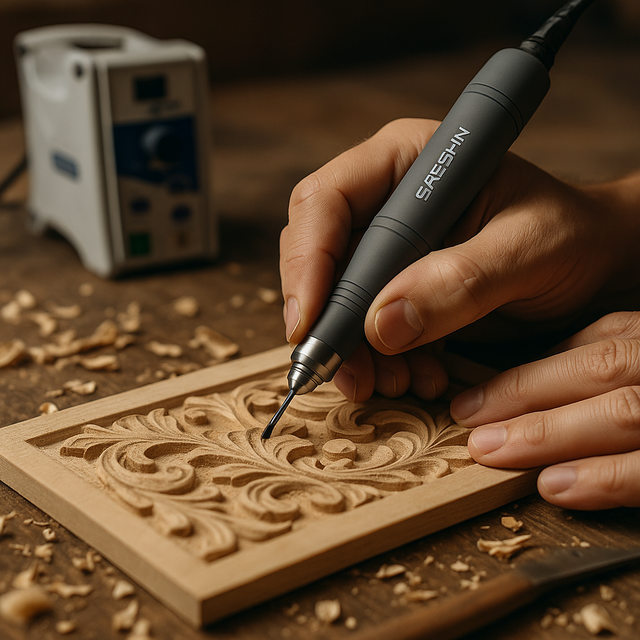 Wood Carving Micromotor Sets