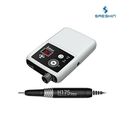 Saeshin Brillian B170+H175 Cordless Rechargeable Nail Drill Set (30,000 RPM)