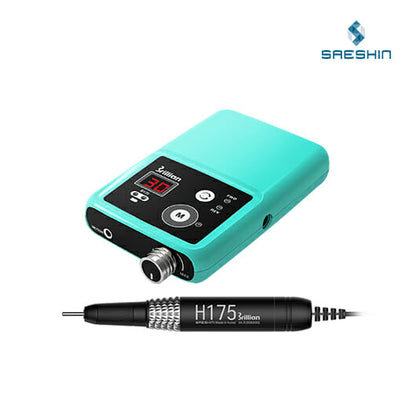 Saeshin Brillian B170+H175 Cordless Rechargeable Nail Drill Set (30,000 RPM)