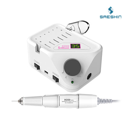 Saeshin Brillian B350D+H350 Nail Drill Set (35,000 RPM)