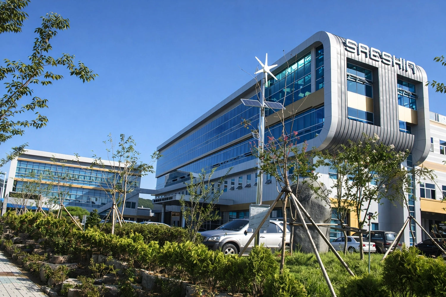 Saeshin headquarters and manufacturing facility in Daegu, South Korea