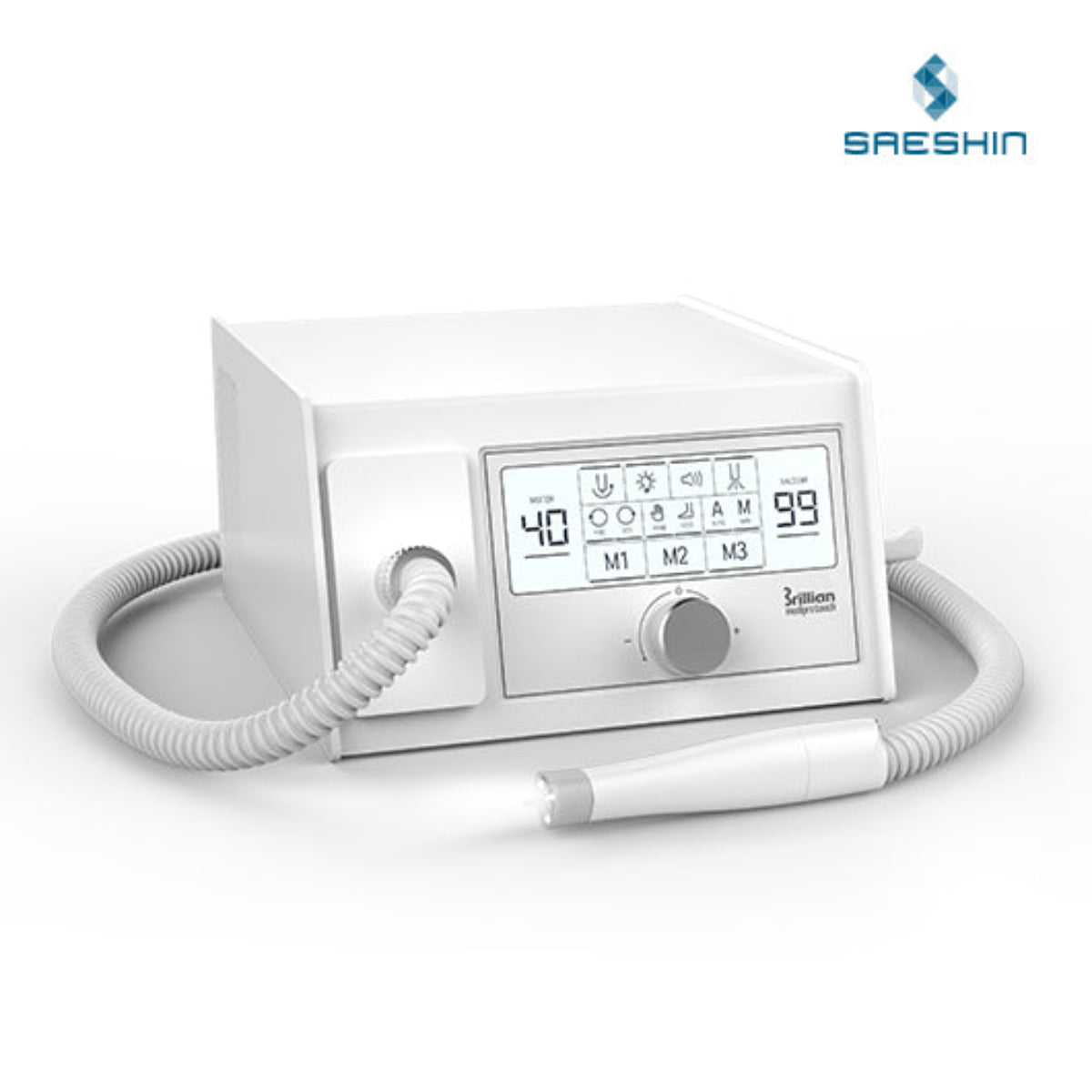 Saeshin MEDI-PRO TOUCH Pedicure & Podiatry Drill with Built-In Dust Collector & LED Light (40,000 RPM)