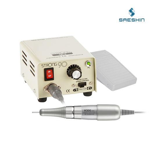 Saeshin STRONG 90+H300 Nail Drill Set (30,000 RPM)