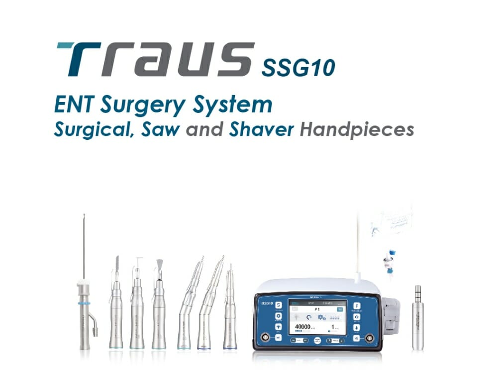 Saeshin TRAUS SSG10 Surgical, Saw & Shaver Dual Motor System – Full Set - Description Image 1
